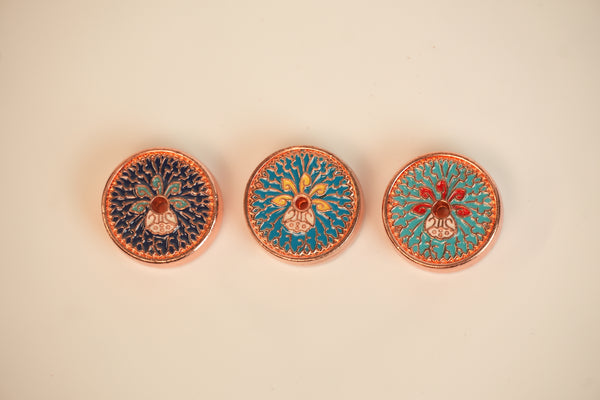 Enamel-Colored Incense Hold